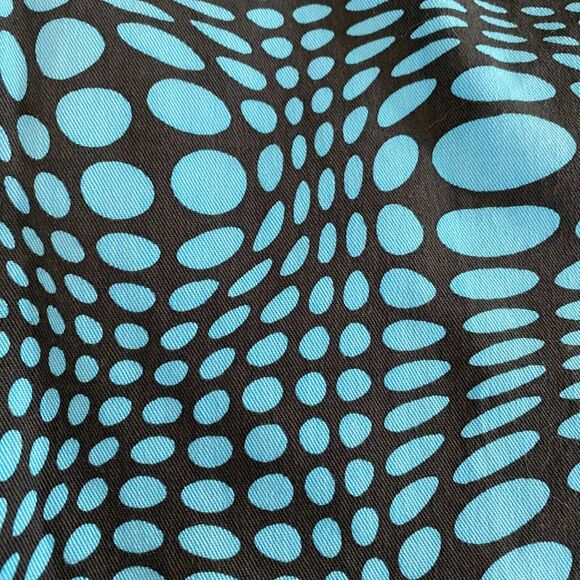 NWT Motel Ina Bodycon Mini Fitted Skirt Optic Polka Blue & Black Zip Back Small - Picture 5 of 9